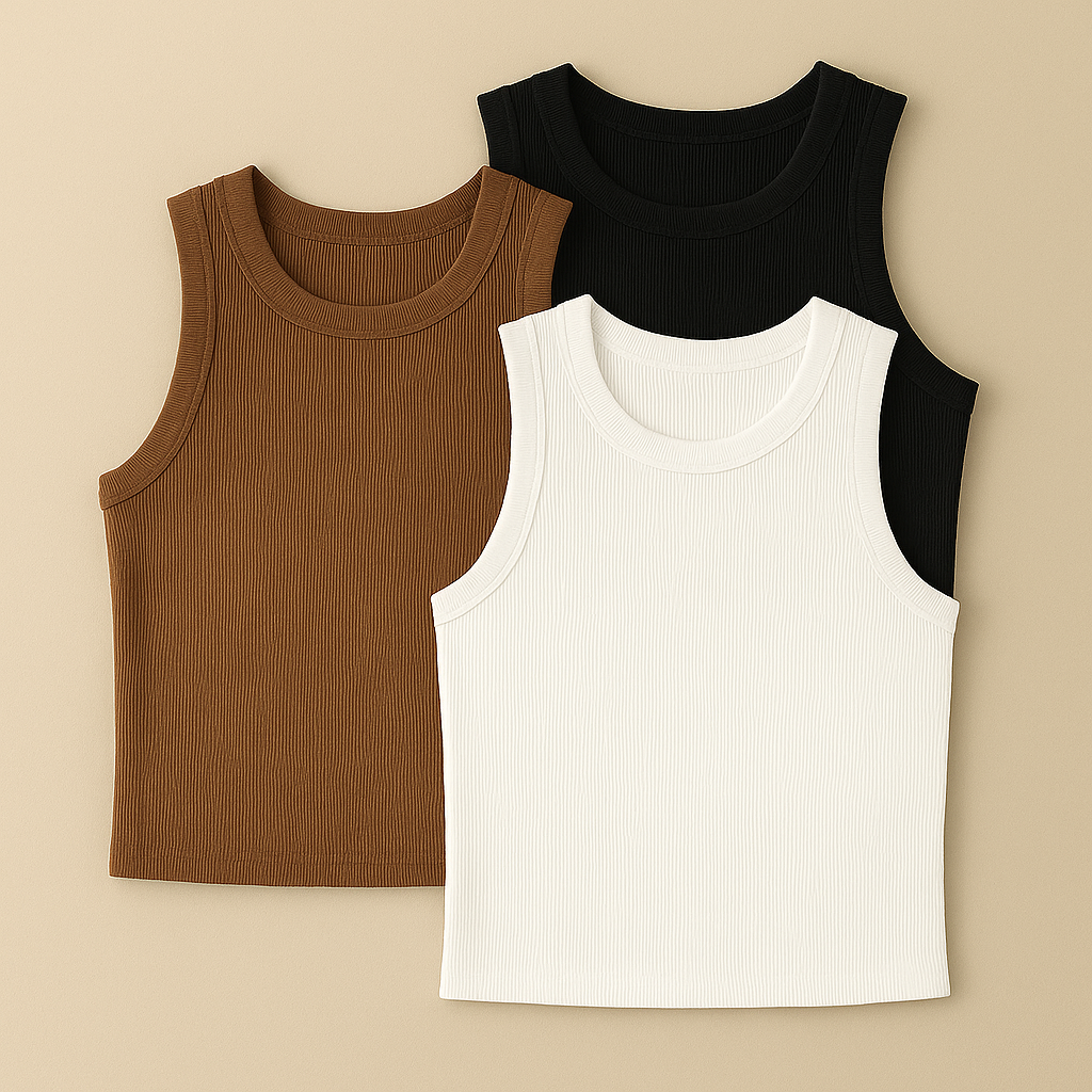 Musculosa básica look verano